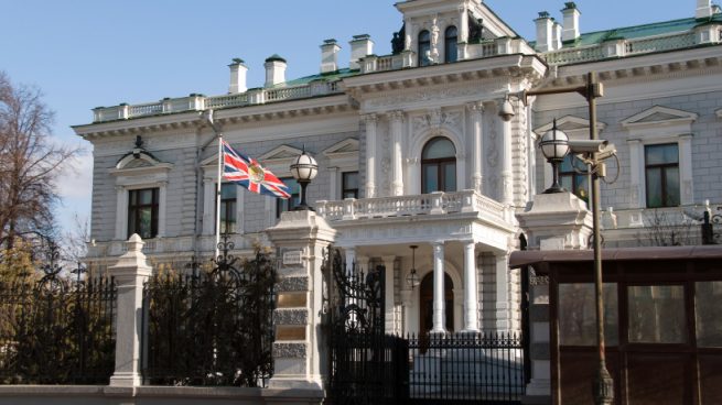 La embajada de Reino Unido en Moscú 8Rusia).