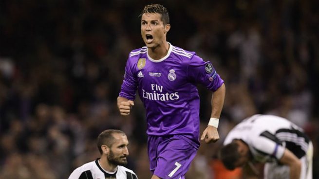Cristiano celebra un gol ante la Juventus en la final de la Champions del curso pasado.