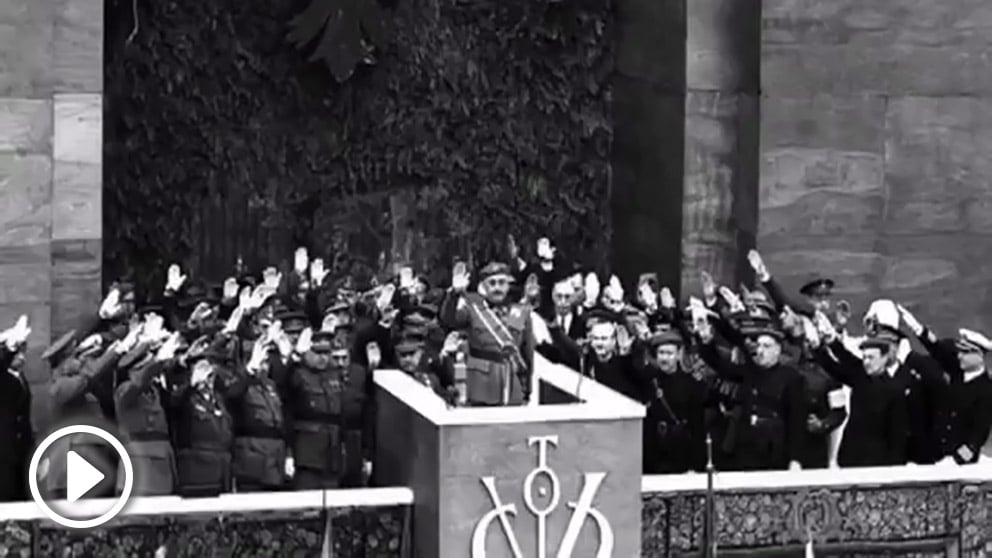 Vídeo publicado por la Fundación Francisco Franco en el aniversario del fin de la Guerra Civil.