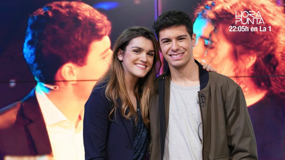 Los representantes de España en Eurovisión 2018, Amaia y Alfred.