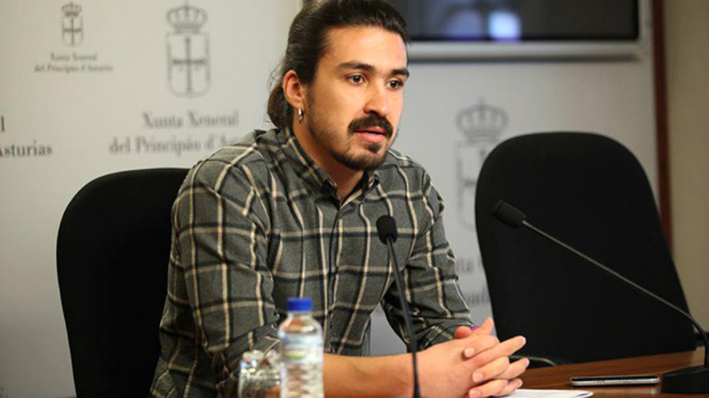 Andrés Fernández Vilanova, diputado de Podemos en Asturias.