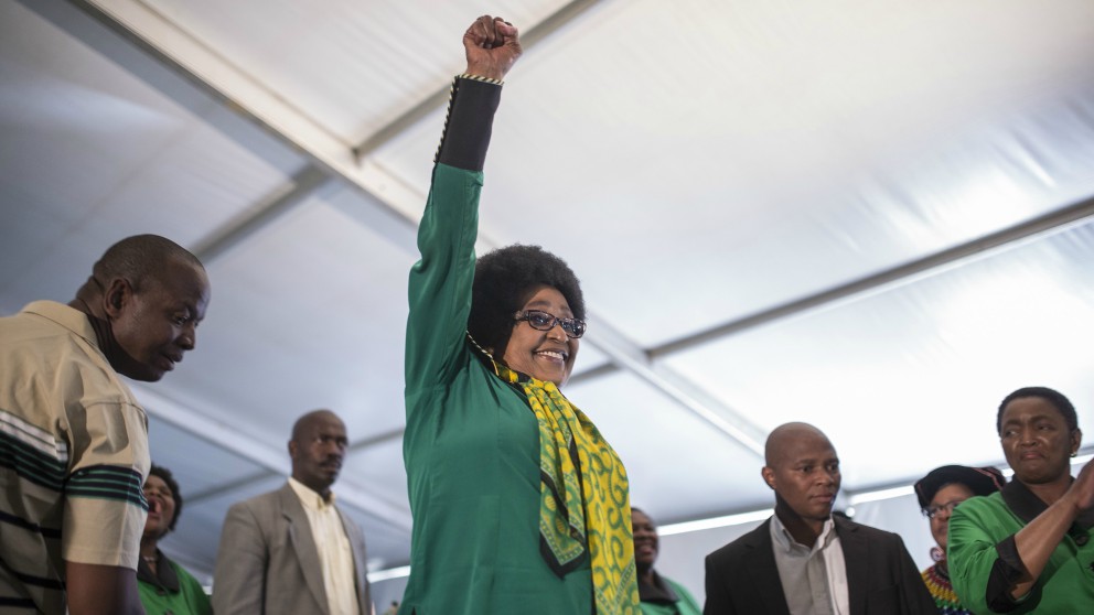 Winnie Mandela, activista contra el Apatheid.