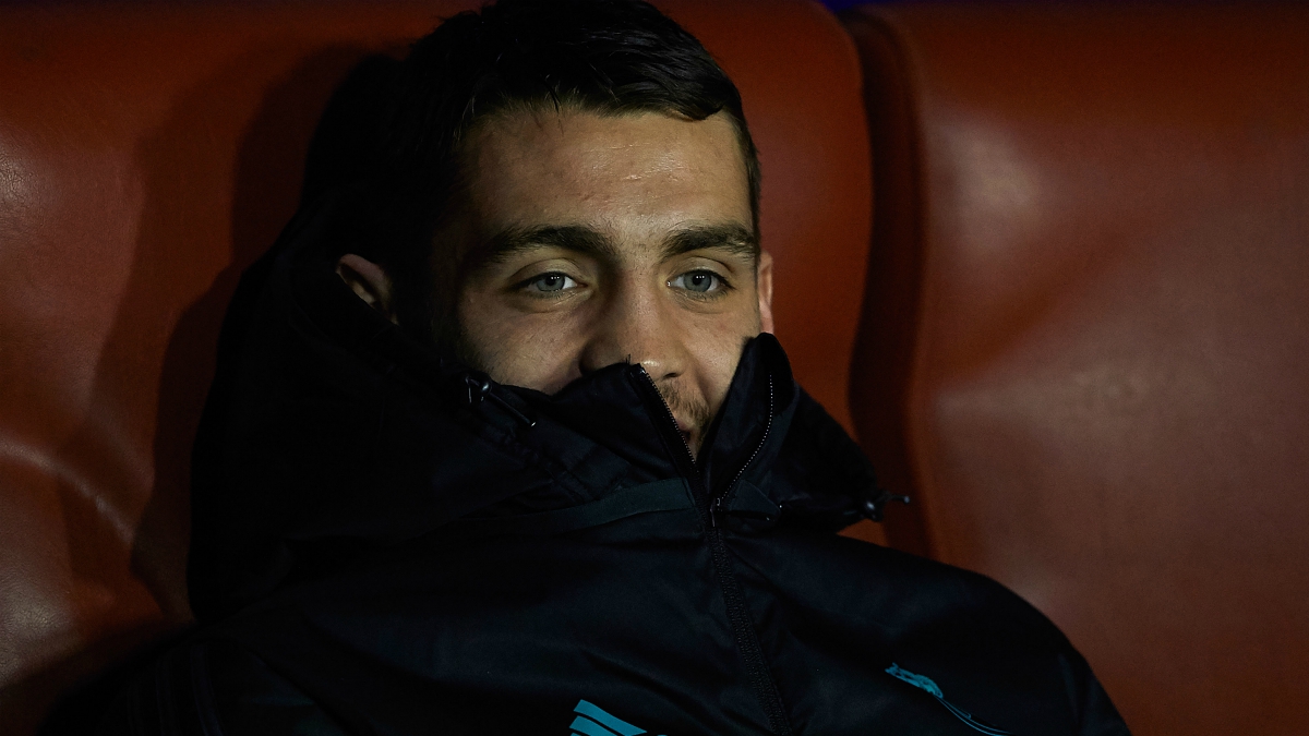 Kovacic, en el banquillo del Real Madrid durante esta temporada. (Getty Images)