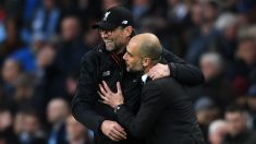 Jürgen Klopp y Pep Guardiola. (Getty)