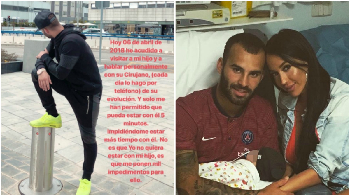 El mensaje de Jesé en sus redes sociales.