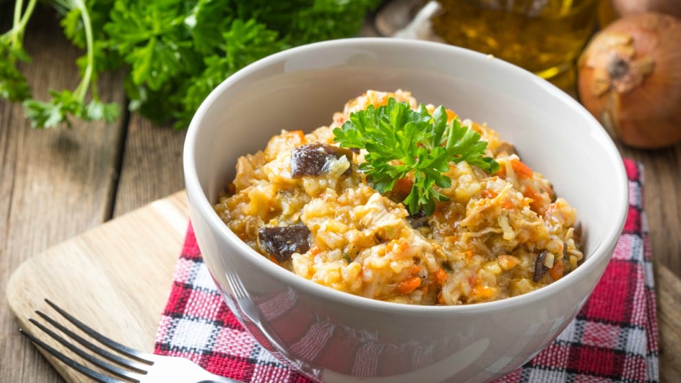 Receta de rissoto de erizo de mar.