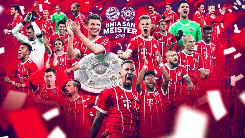El Bayern, campeón de la Bundesliga.