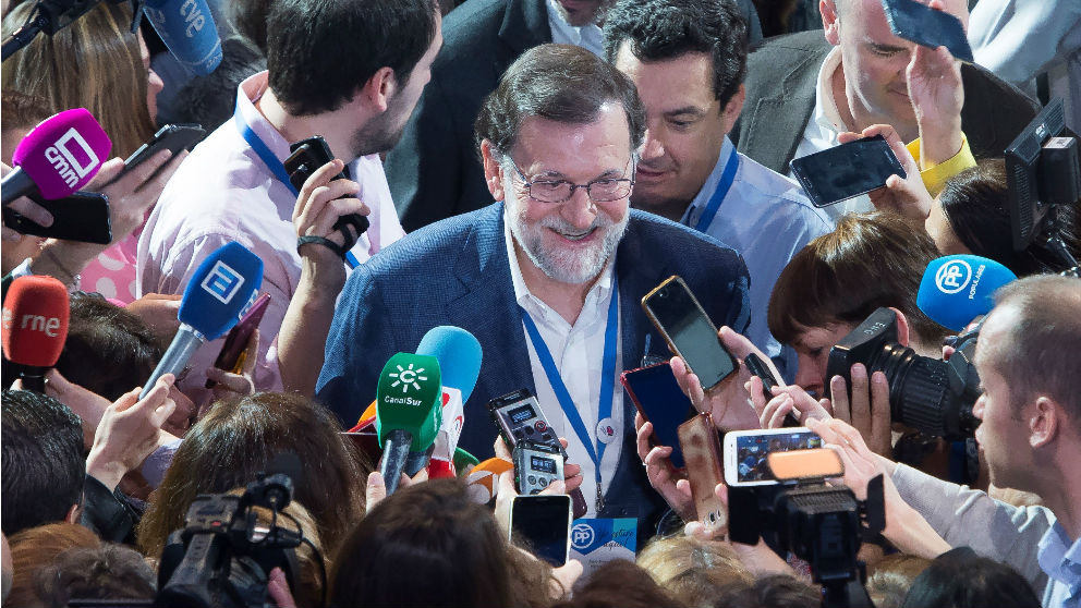 El presidente del Gobierno, Mariano Rajoy, este sábado.