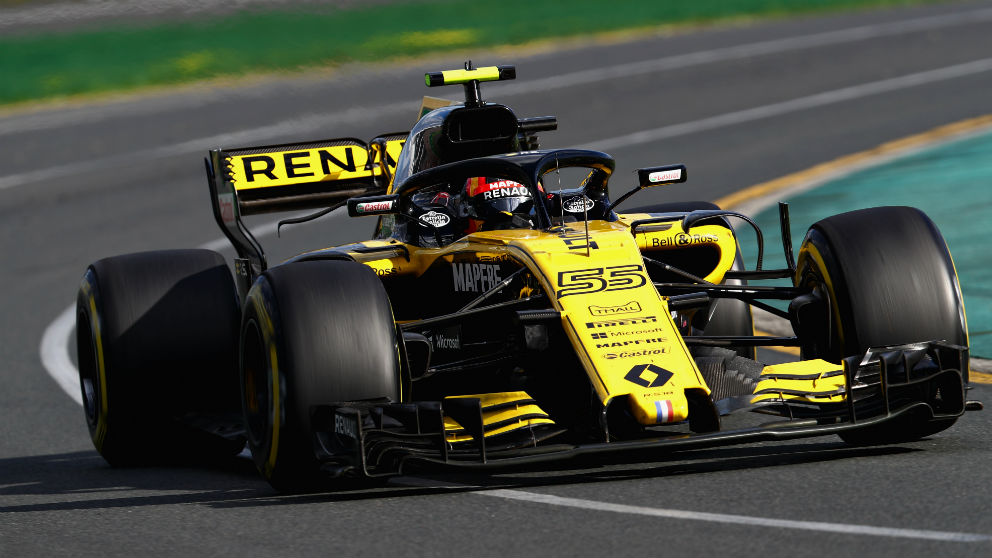 Carlos Sainz durante el GP de Bahréin. (Getty)