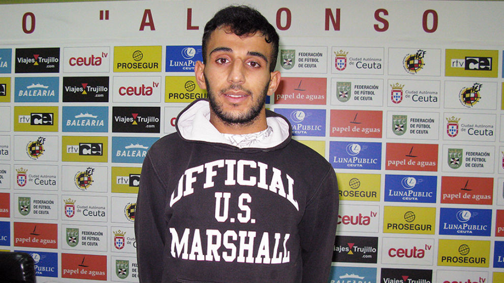 Nabil, jugador del Ceuta. (ceutadeportiva.com)