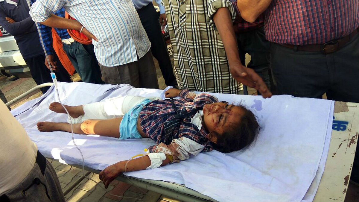 Accidente en la India (AFP)