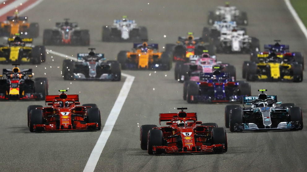 El Gran Premio de Bahrein de Fórmula 1 ha sido uno de los más interesantes de los últimos tiempos, con un Sebastian Vettel que se afianza como líder del mundial. (getty)