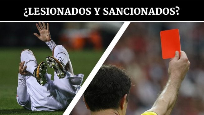 lesionados y sancionados