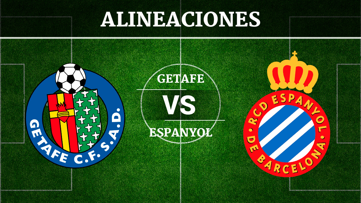 Consulta las posibles alineaciones del Getafe vs Espanyol.