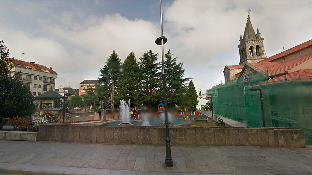 Plaza de la Villa de Lalín (Pontevedra), localidad donde se produjeron los hechos.