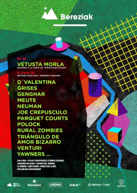 Selección de artistas de Bilbao BBK Live 2018 que ofrecerán actuaciones gratuitas en Bilbao.