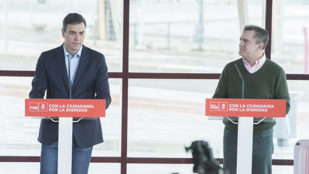 Pedro Sánchez y José Manuel Franco