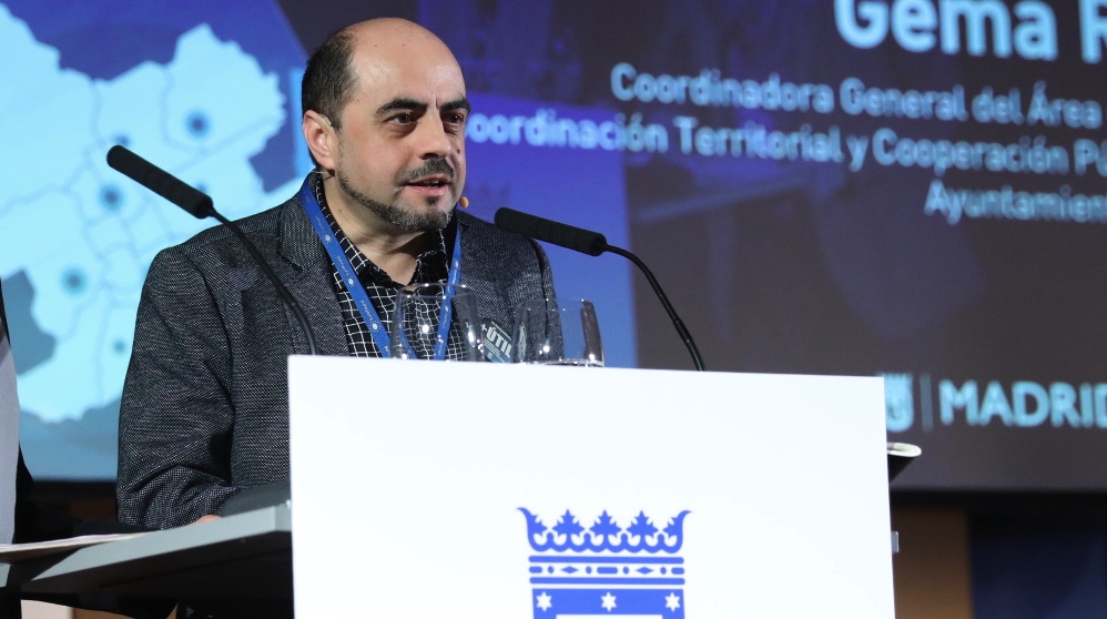 El gerente de la ciudad y responsable de los trabajadores, Eloy Cuéllar. (Foto. Madrid)