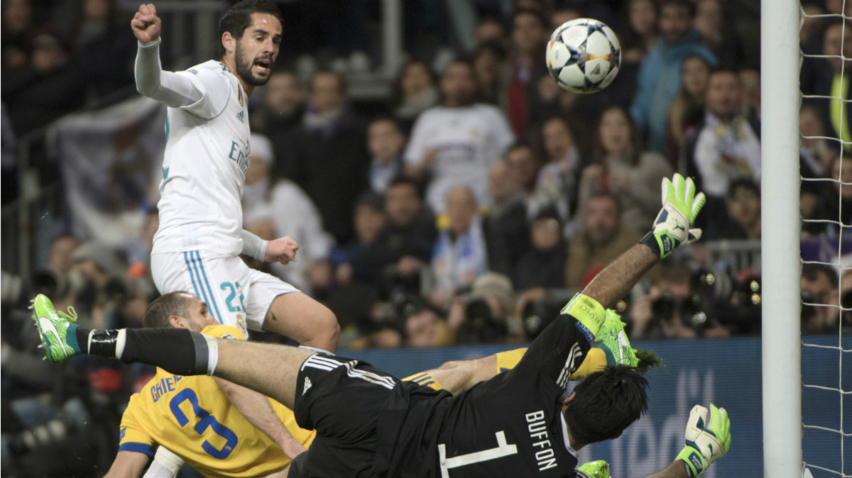 El tanto de Isco en la primera mitad del Real Madrid-Juve era legal. (AFP)