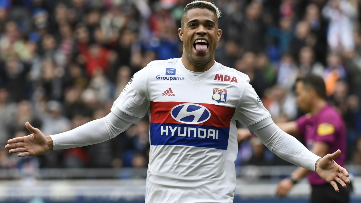 Mariano celebra su gol al Amiens. (AFP)