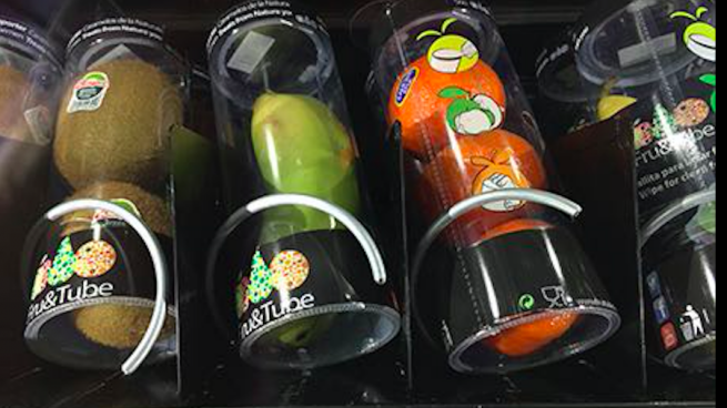 Fru&Tube: un vending con snacks saludables ya es una realidad