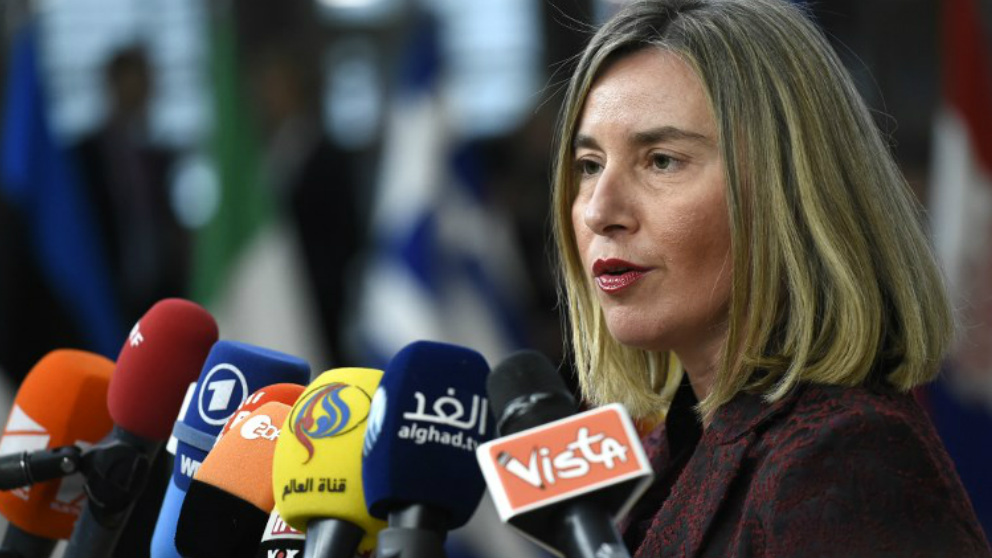 Federica Mogherini,  Alta Representante de Política Exterior y de Seguridad Común de la UE. Foto: AFP