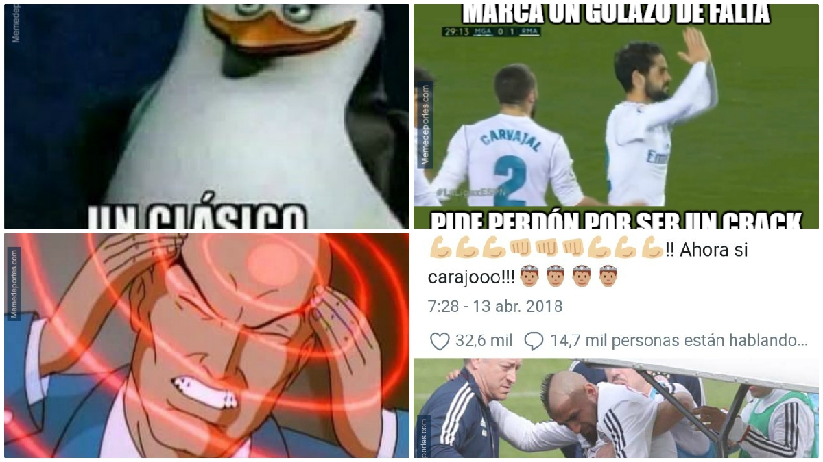 Los mejores memes del Málaga – Real Madrid.