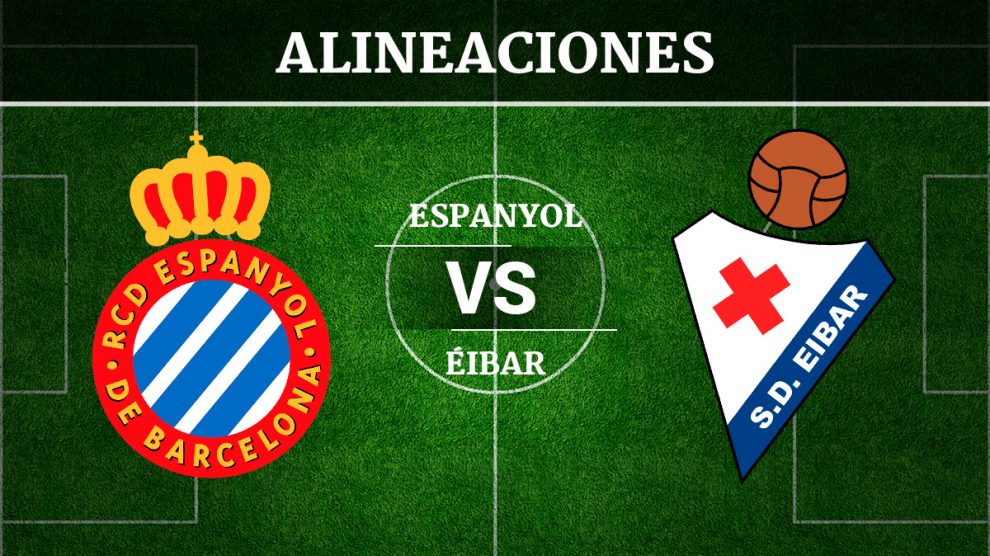 Alineaciones de rcd espanyol contra sd eibar