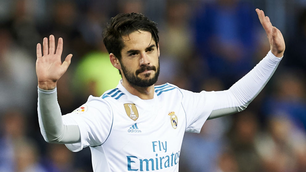 Isco, en el partido contra el Málaga. (Getty)