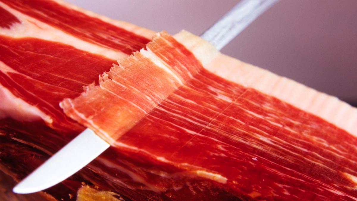 Jamón Ibérico español (Foto. Getty)