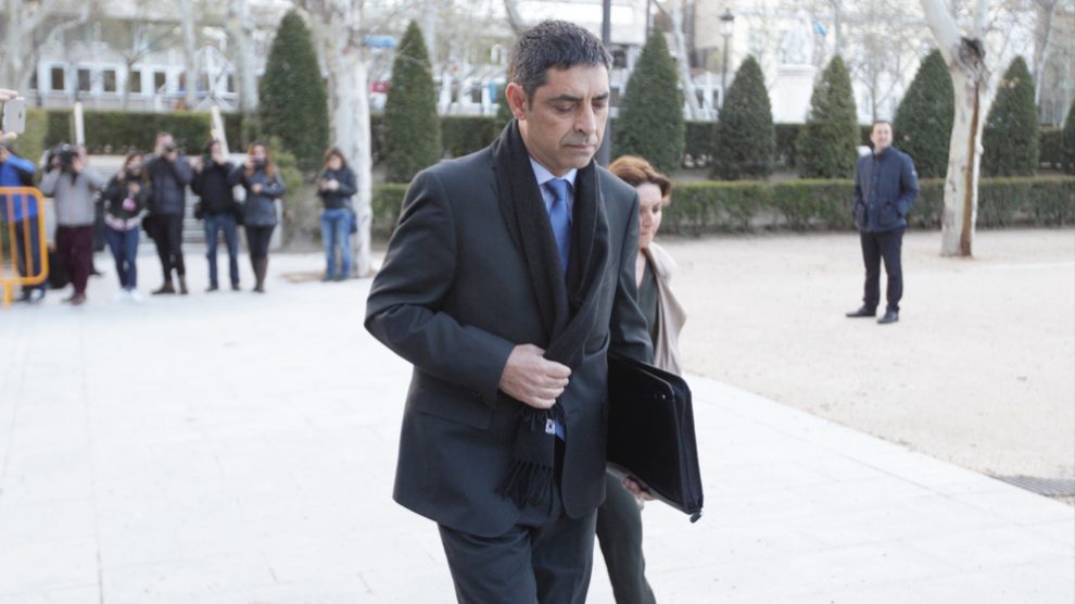 Josep Lluís Trapero ante la Audiencia Nacional. (Foto: Francisco Toledo)