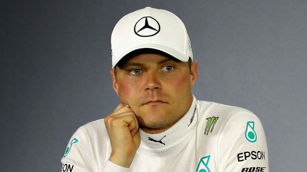 Valtteri Bottas, en una rueda de prensa | Mercedes | Fórumla 1 | F1 2018. (Getty)