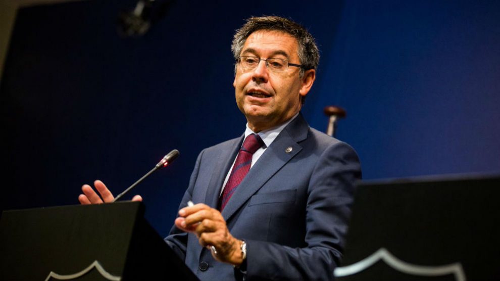 Josep María Bartomeu durante un acto con el Barcelona. (fcbarcelona.cat) | Última hora Barcelona