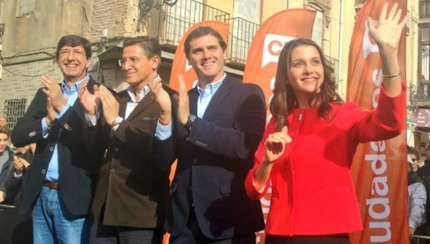 Juan Marín, Luis Salvador, Albert Rivera e Irene Arrimadas (Foto:Twitter) 