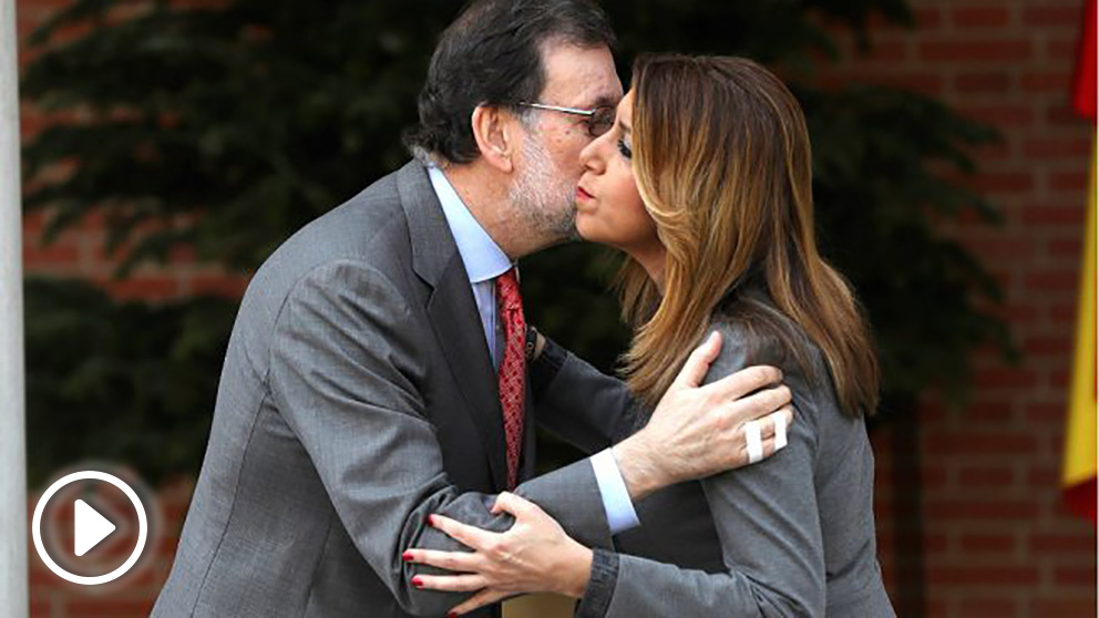 Mariano Rajoy y Susana Díaz, en Moncloa. (EFE)