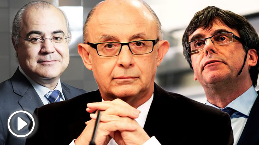 Cristóbal Montoro, Carles Puigdemont y Pablo Llarena