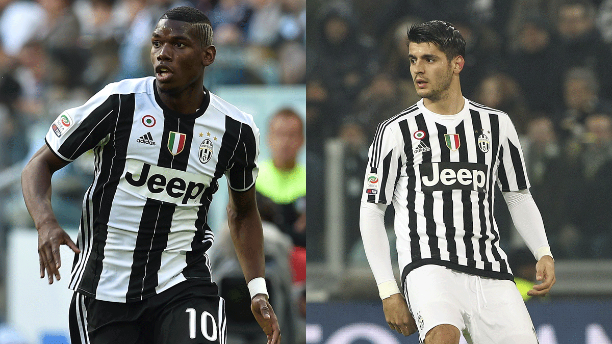 Morata y Pogba