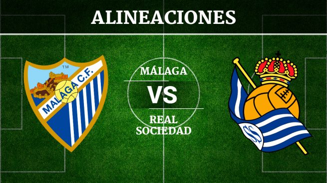 Málaga vs Real Sociedad: Alineaciones, horario y canal de televisión