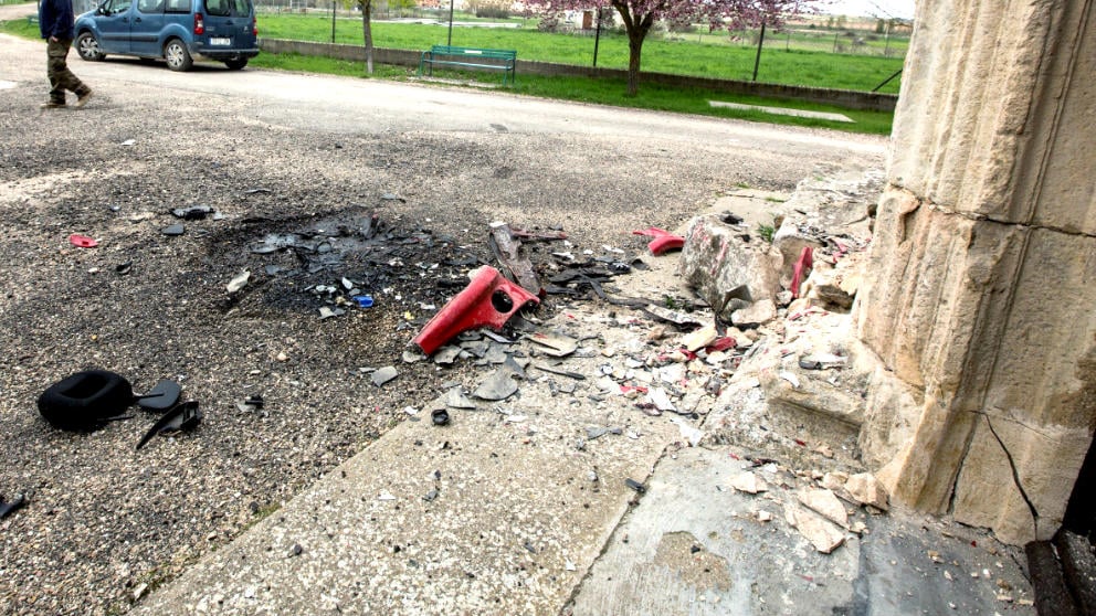 Lugar del accidente en el que perdió la vida la joven (Foto: Efe).