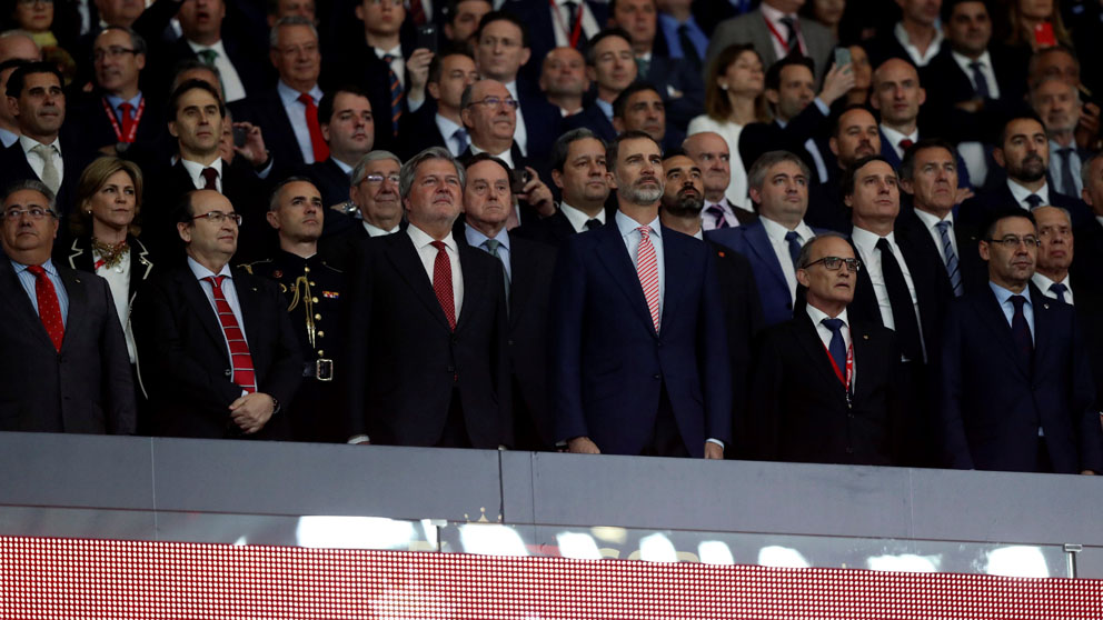 El Rey Felipe VI en la final de la Copa del Rey (Foto: EFE)