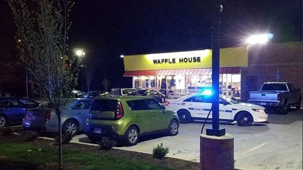 Restaurante de Tennessee donde se produjo el tiroteo.