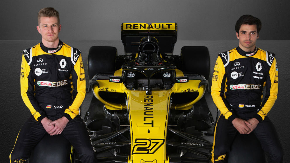 La llegada de Carlos Sainz a Renault, ha hecho que Nico Hulkenberg saque a relucir la mejor versión de sí mismo, que de momento es demasiado para el madrileño. (Getty)