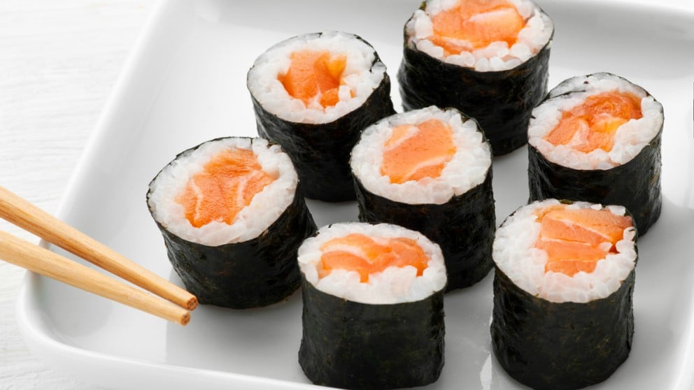 Receta de Makis de salmón japoneses fáciles de preparar