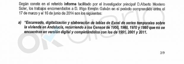 Expediente informativo abierto a Iñigo Errejón por la Universidad de Málaga por su beca en diciembre de 2014.