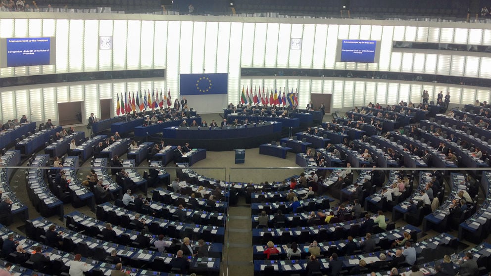 Plenario del Parlamento Europeo, en Estrasburgo. (ADP)