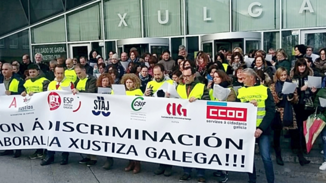 La justicia gallega acumula 80 días de huelga: más de 25.000 juicios parados esperando solución