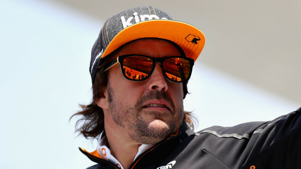 Fernando Alonso no se muestra especialmente esperanzado para la carrera de este fin de semana en Azerbaiyán, ya que el trazado de Bakú no se adapta muy bien a las características del McLaren. (Getty)