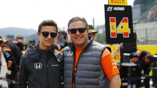 Lando Norris, la nueva promesa de McLaren, le ha quitado el puesto a Stoffel Vandoorne.