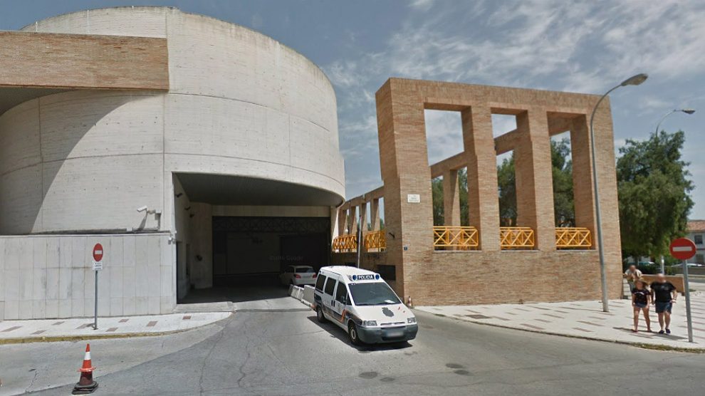 Fachada de la comisaría provincial de Málaga.