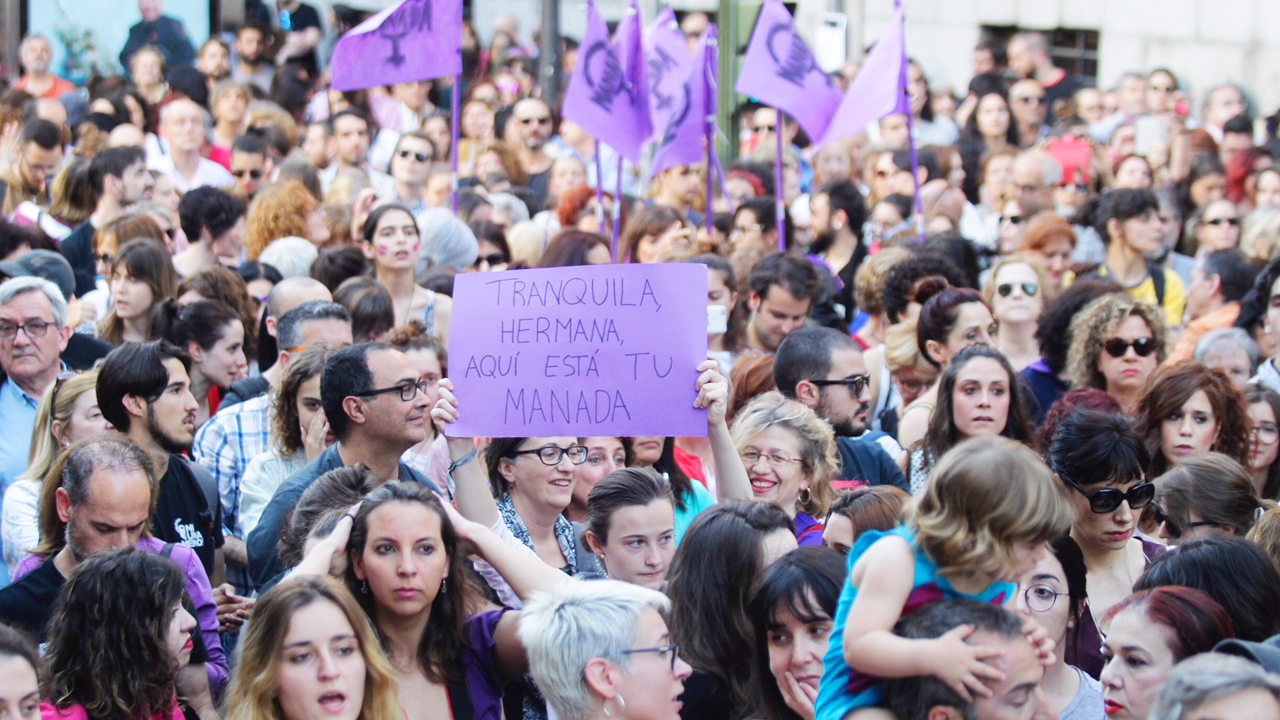 Manifestación en rechazo a la sentencia de ‘La Manada’, Madrid. (Foto: Francisco Toledo)
